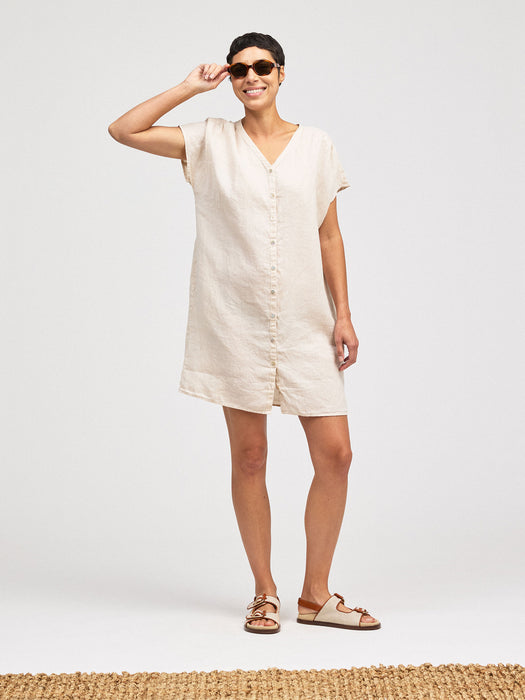 Button Down Linen Dress