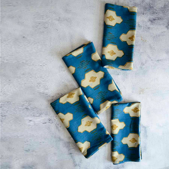 Hopi Blue Napkins - Set of 4