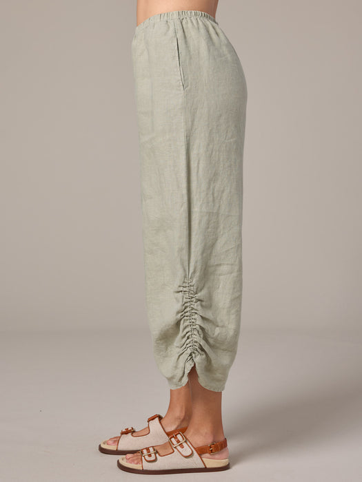 Linen Ruched Pant