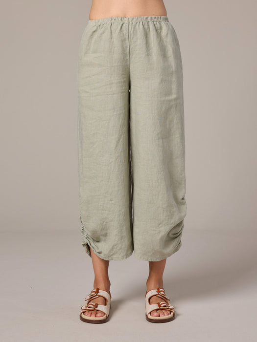 Linen Ruched Pant