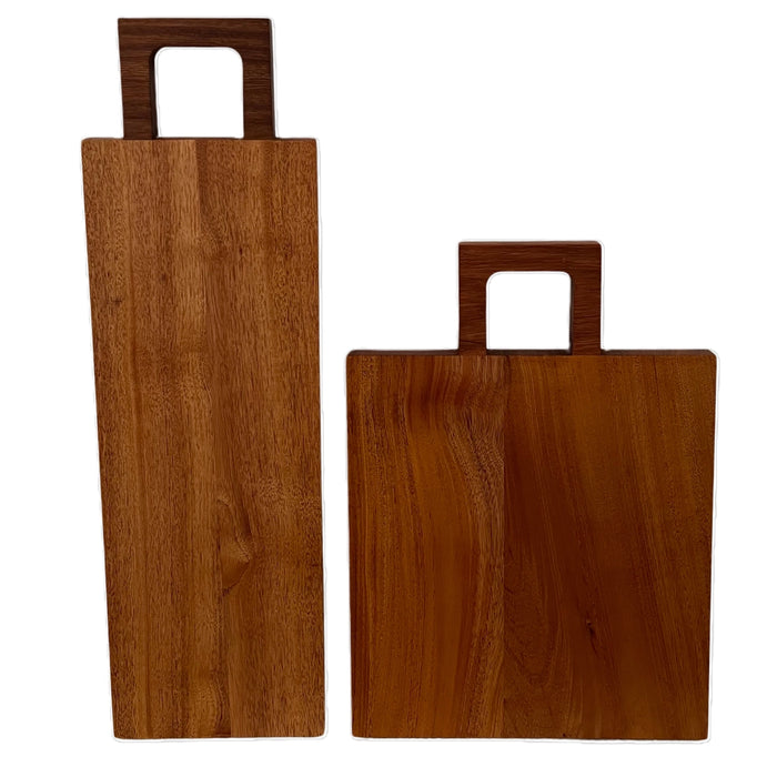 Temple Mahogany Serving Board w/Handle