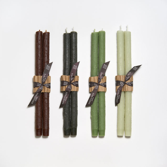 12" Twig Taper Candles - Set of 2