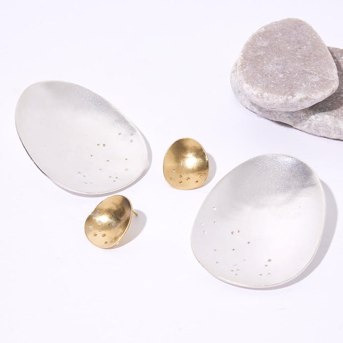 Mini Origin Earrings - Brass