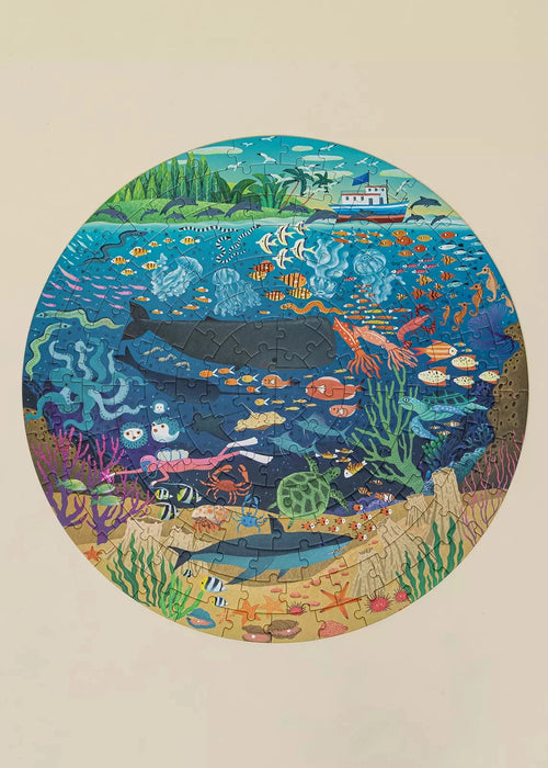 Round Puzzle - Ocean Exploration - 150 Pieces