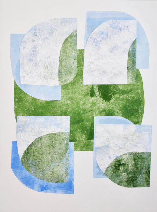 Green Abstracts Art Print