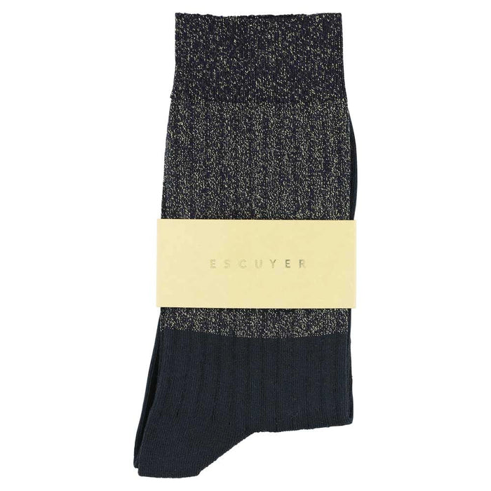 Women's Lurex Block Socks