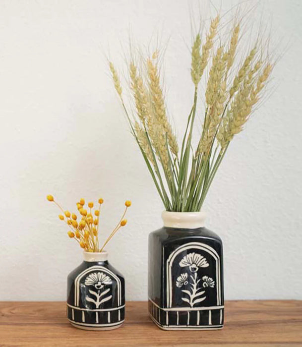 Koyala Small Hand Painted Ceramic Vase