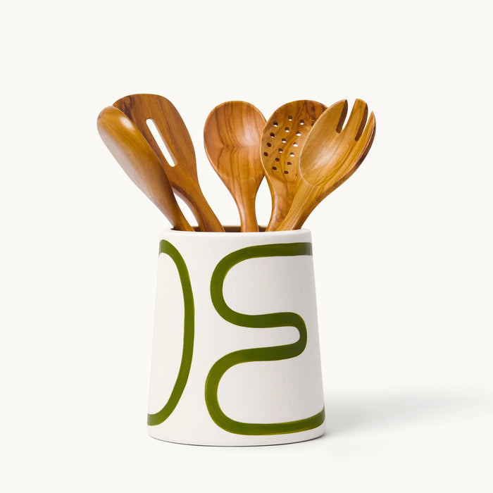 Meadow Outline Utensil Crock