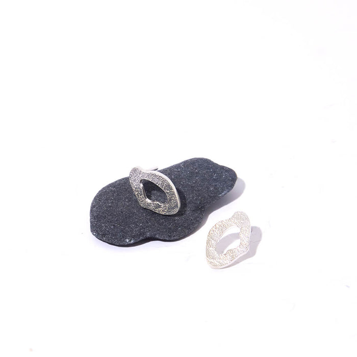 Canyon Stud Earrings - Sterling Silver