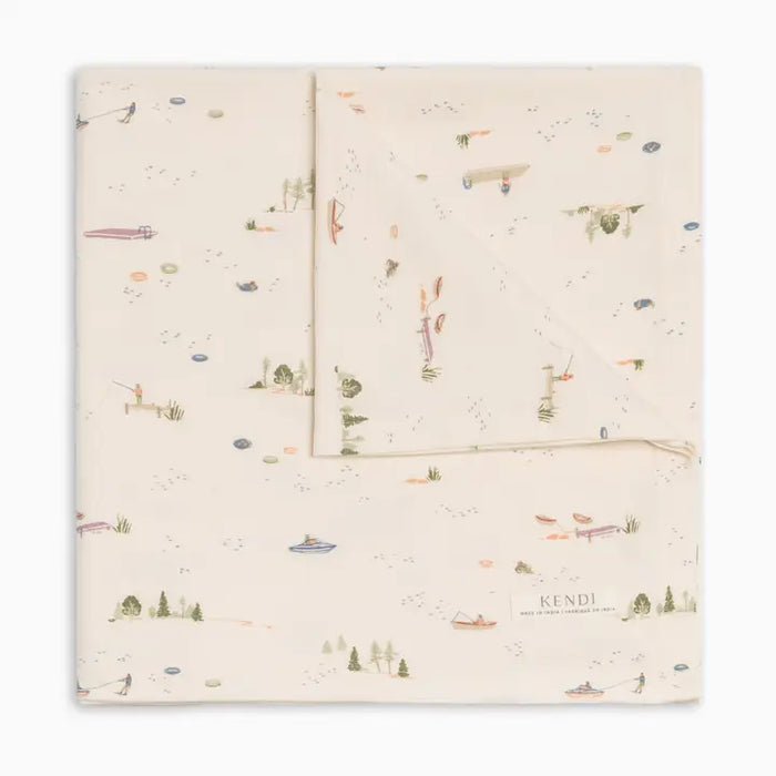 Organic Cotton Jersey Swaddle Blanket