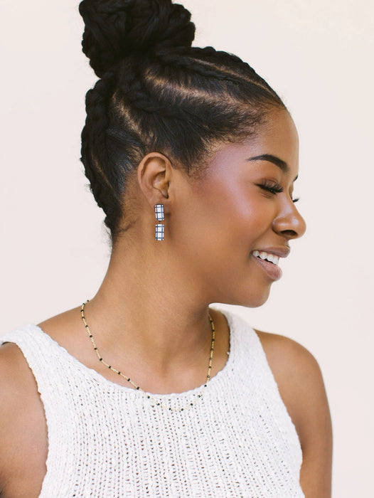 Plaid Partner Earrings