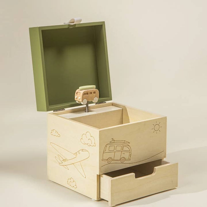 Travel Wooden Musical Souvenir Box