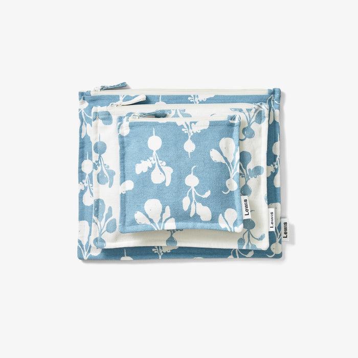 Sky Radish Zip Pouch Set