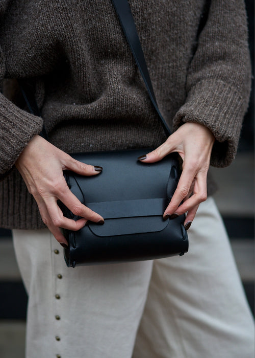 Leather Saddle Bag