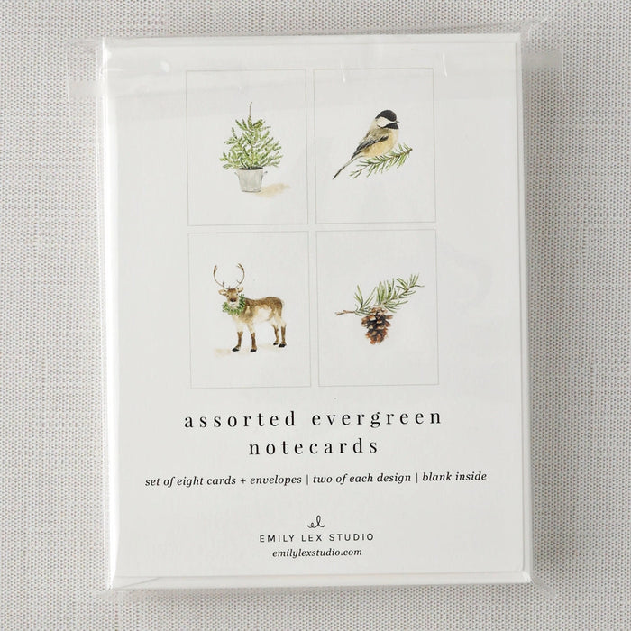 Evergreen Notecard Set