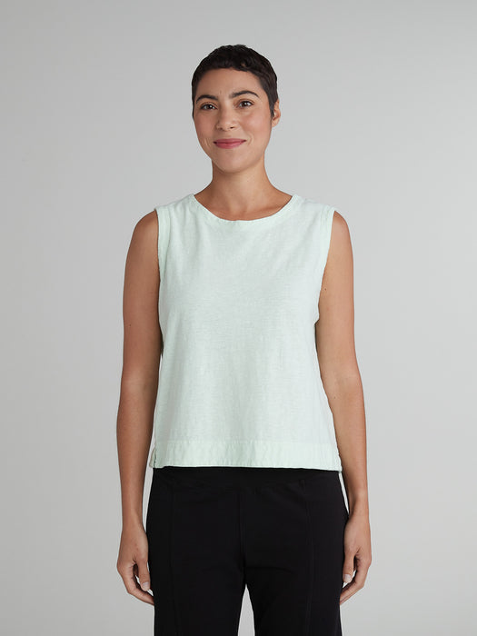 Cotton Linen Shell Top