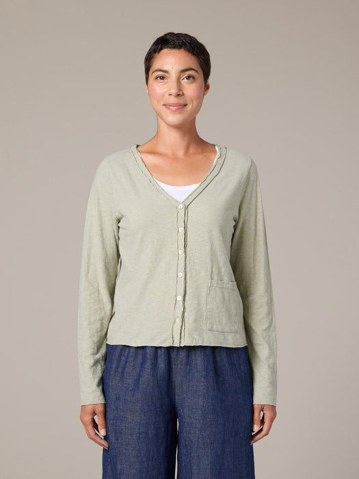 Crop Pocket Cardigan