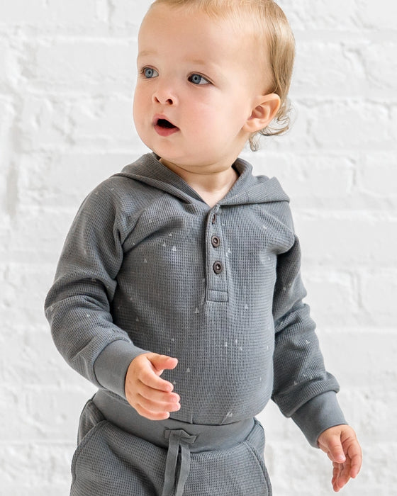 Cole Waffle Knit Hoodie Bodysuit