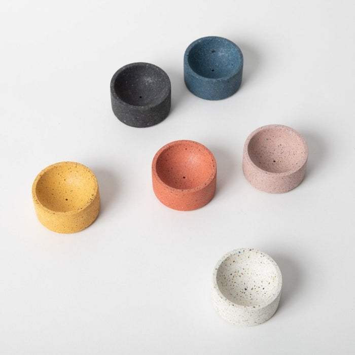 Dark Green Terrazzo Incense Holder