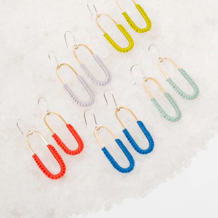 Macramé Link Earrings