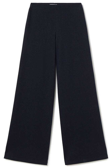 Wide Leg Twill Trouser