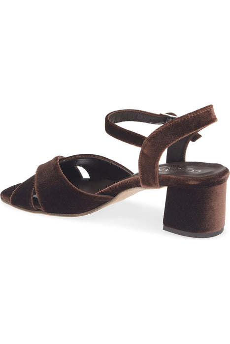Ilaria Velvet Block Heel