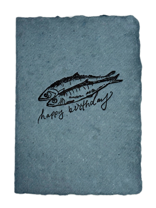 Happy Birthday Fishes Card