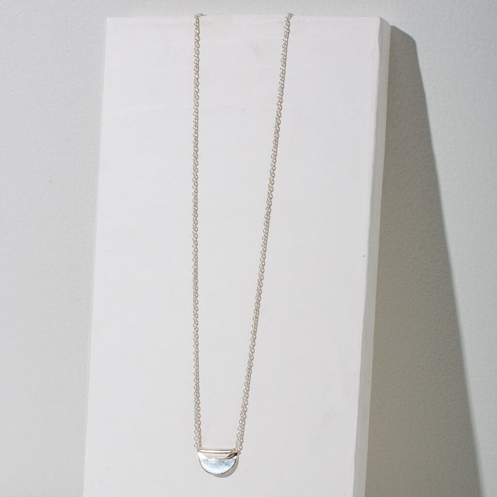 Enfold Necklace - Sterling Silver