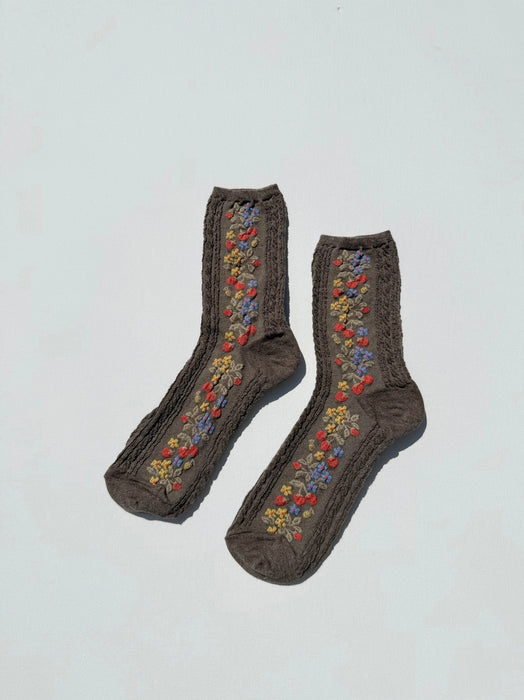 Wild Strawberry Socks