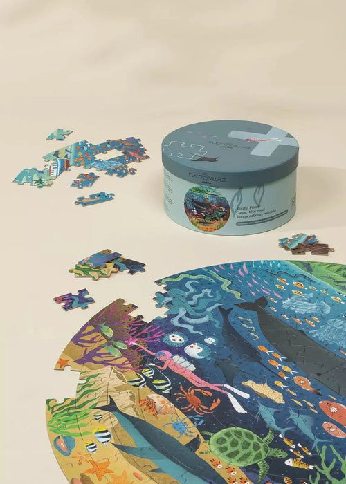 Round Puzzle - Ocean Exploration - 150 Pieces
