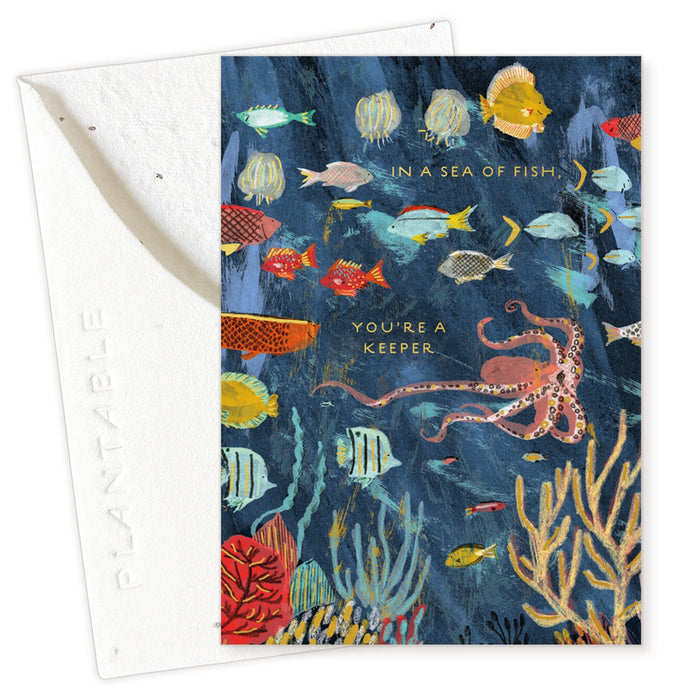 You're A Keeper Sprout Mini Card