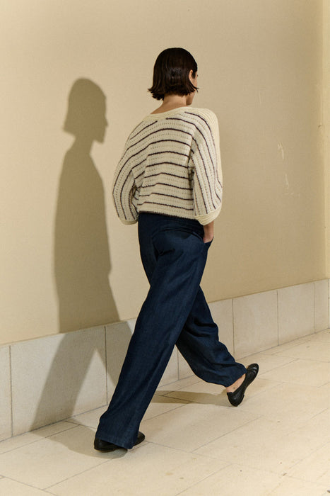 Raglan Boat Neck Sweater