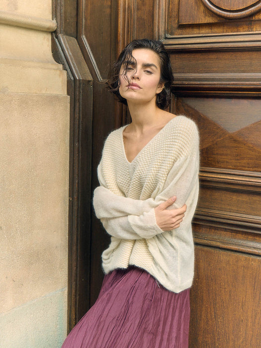 Honeycomb Cape Sweater