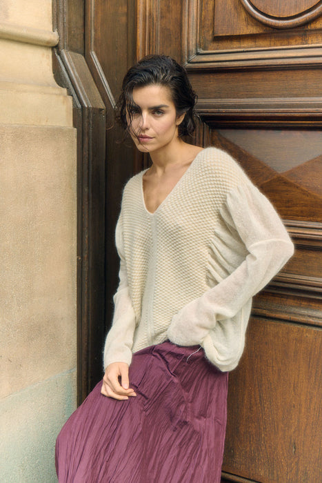 Honeycomb Cape Sweater