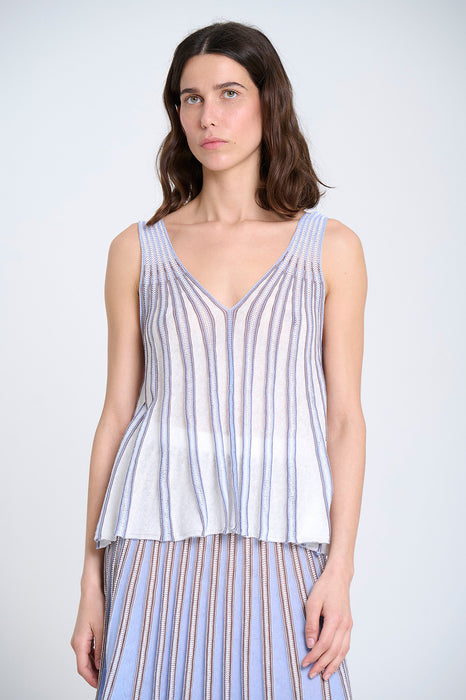 Radial Knit Tank