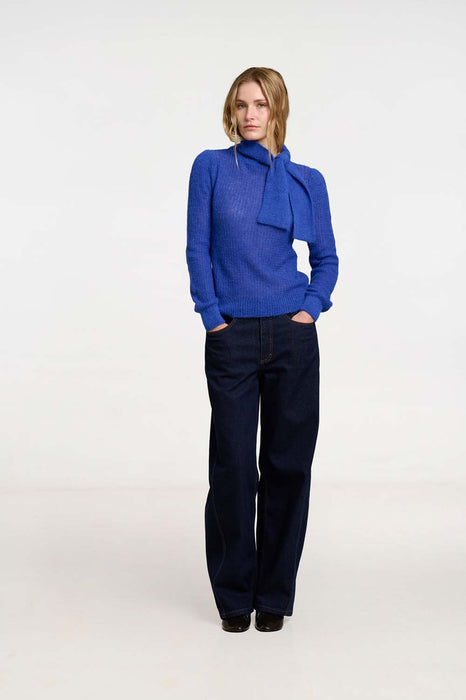 Foulard Neck Sweater