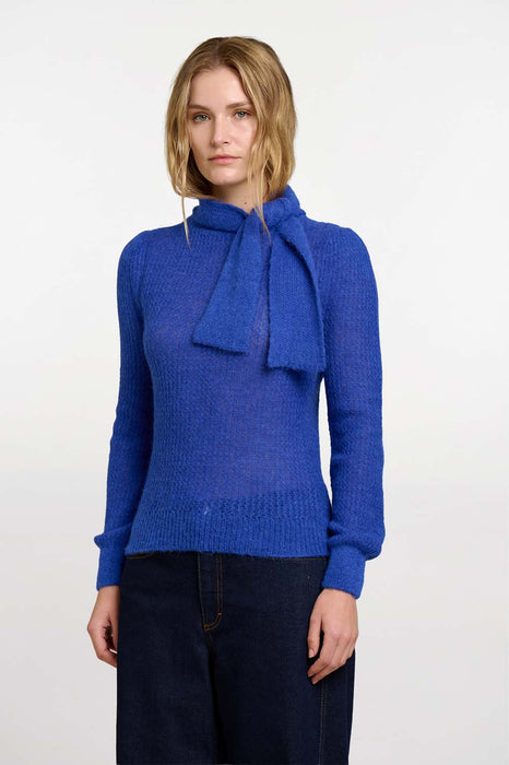 Foulard Neck Sweater