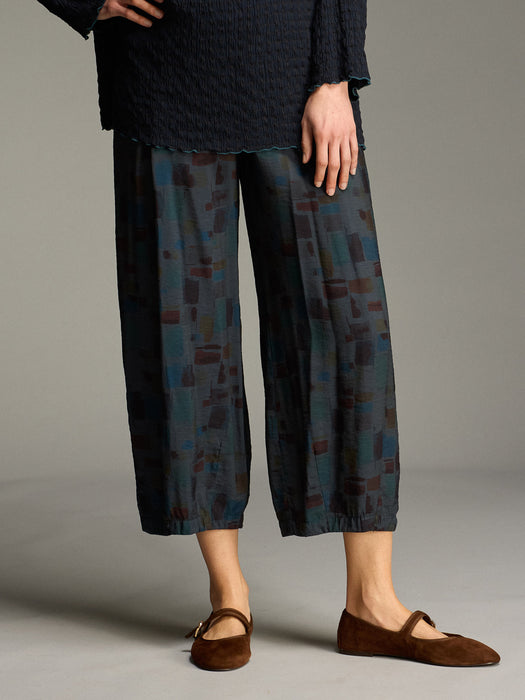 Sea Glass Cropped Pant w/Darts