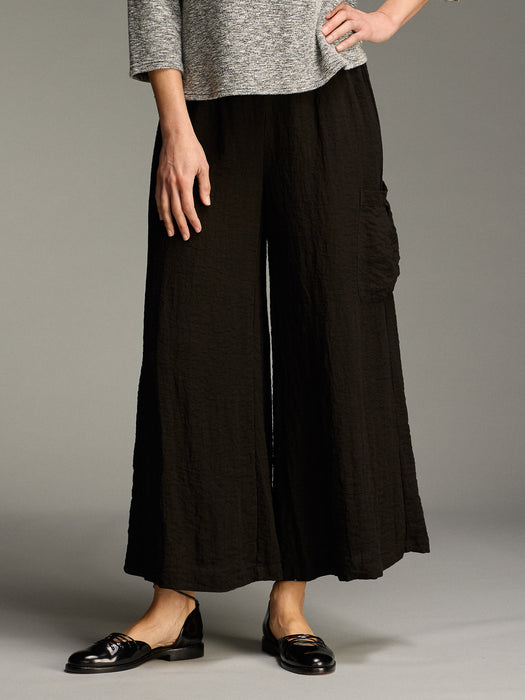 Fall Parachute Wide Leg Pocket Pant