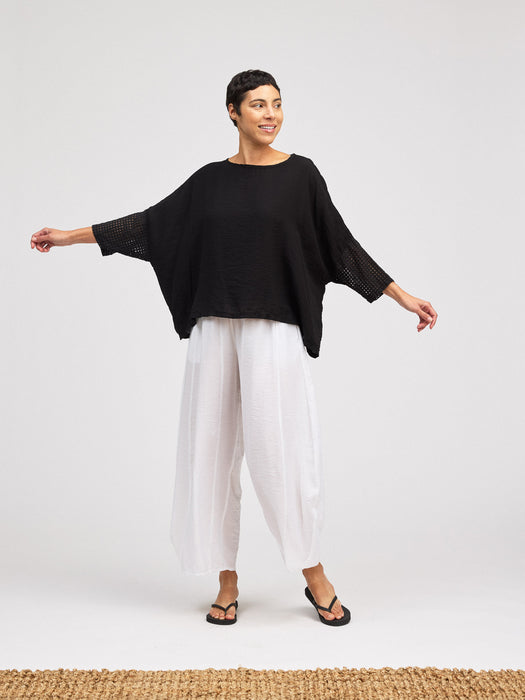 Parachute Burnout Check Crop Top
