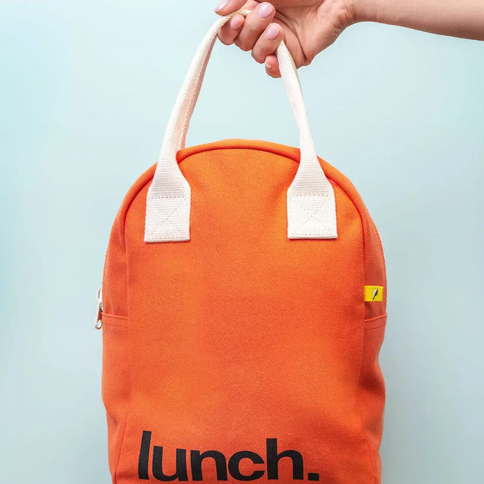 Organic Cotton Zipper Lunch Bag