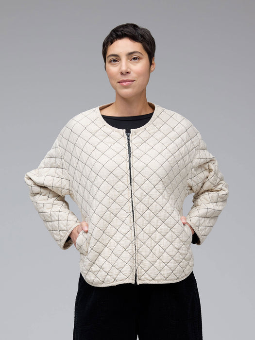 Quilted Parachute Bomber Jacket