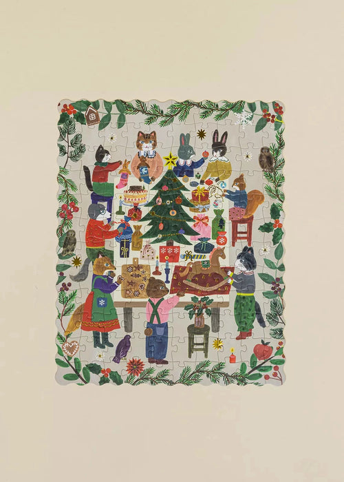 Holiday Puzzle - Gift Exchange - 120 Pieces