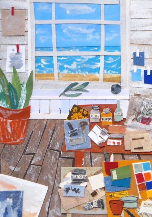 Studio By the Sea A6 Greeting Card