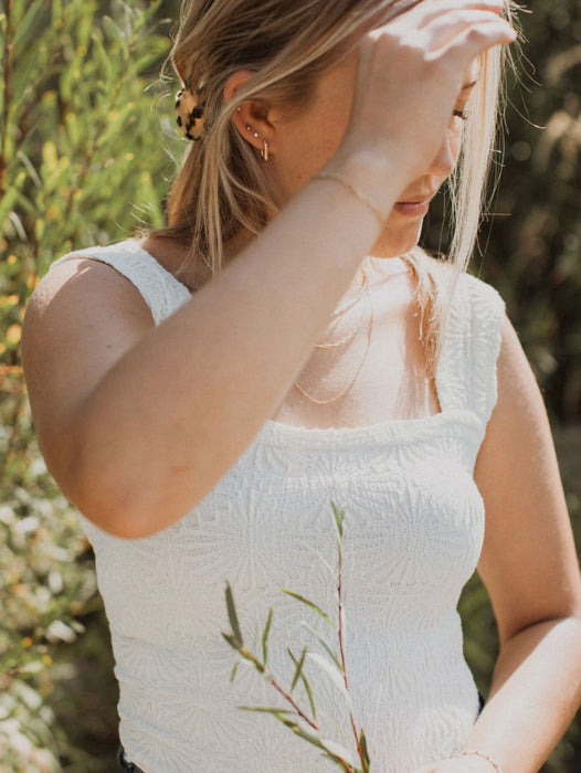 Gold Huggie Earrings