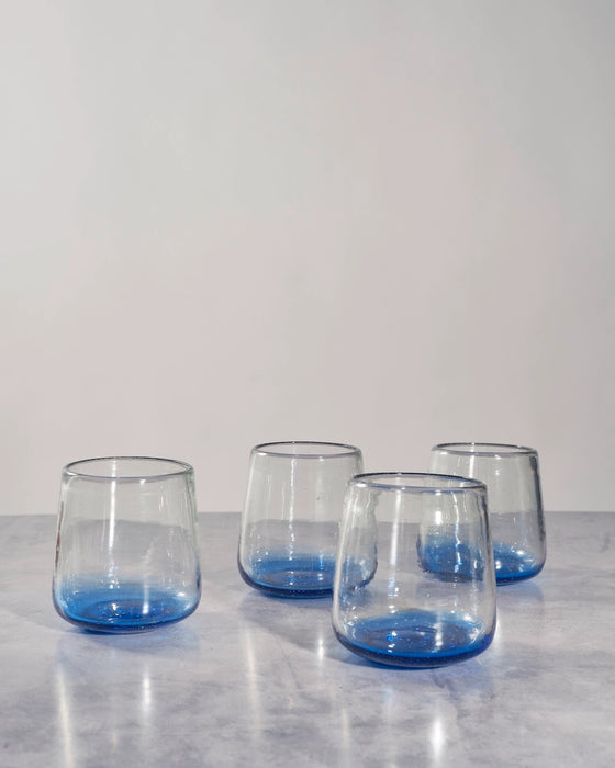Blue Ombre Drinking Glass