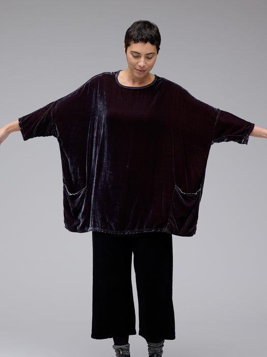 One Size Velvet Pullover