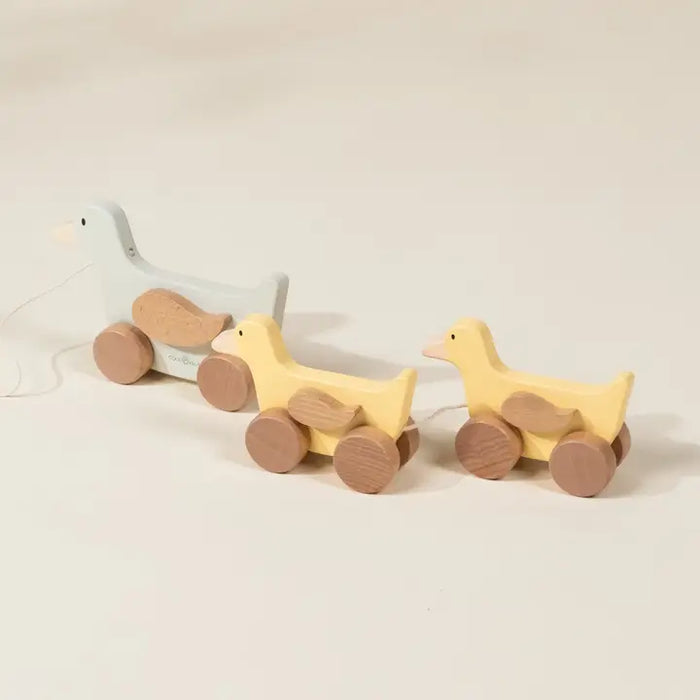 Wooden Duck Family Pull Toy