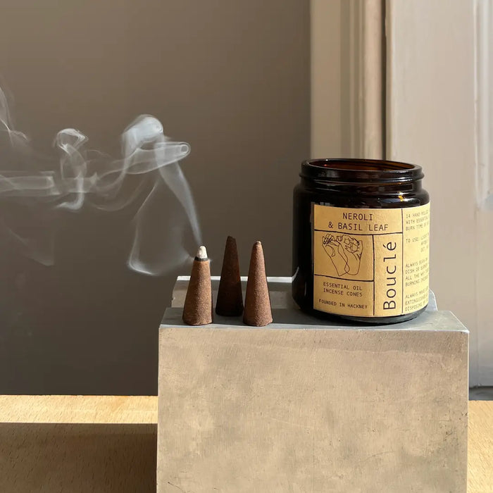 Neroli & Basil Leaf Incense Cones