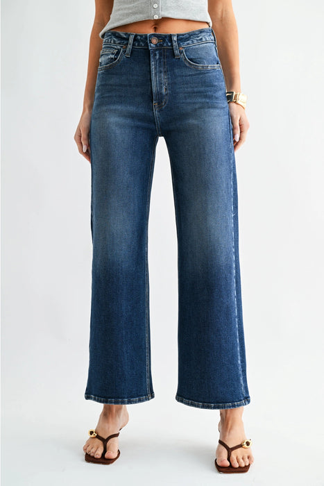JB Collection High Rise Wide Leg Jean